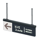 Hanging Guide Sign