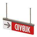 Hanging Guide Sign