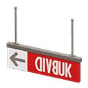 Hanging Guide Sign