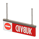 Hanging Guide Sign