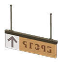Hanging Guide Sign