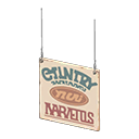 Hanging Sign