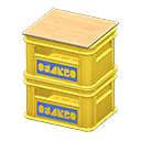 Stacked Bottle Crates