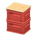 Stacked Bottle Crates