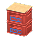 Stacked Bottle Crates