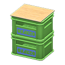 Stacked Bottle Crates
