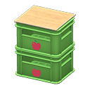 Stacked Bottle Crates