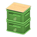 Stacked Bottle Crates