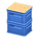 Stacked Bottle Crates
