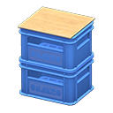 Stacked Bottle Crates