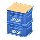 Stacked Bottle Crates