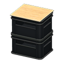 Stacked Bottle Crates