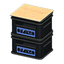 Stacked Bottle Crates
