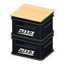 Stacked Bottle Crates