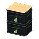 Stacked Bottle Crates