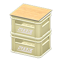 Stacked Bottle Crates