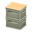 Stacked Bottle Crates