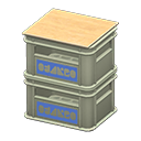 Stacked Bottle Crates