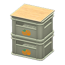 Stacked Bottle Crates