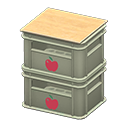 Stacked Bottle Crates