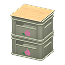 Stacked Bottle Crates