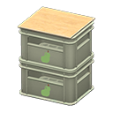 Stacked Bottle Crates