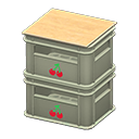 Stacked Bottle Crates