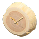 Log Wall-Mounted Clock