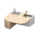 Marble Kitchen Island