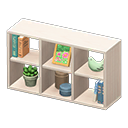 Open Wooden Shelves