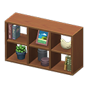 Open Wooden Shelves