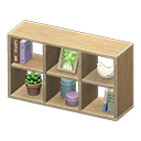 Open Wooden Shelves