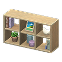 Open Wooden Shelves
