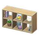 Open Wooden Shelves