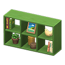 Open Wooden Shelves