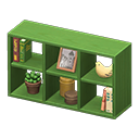 Open Wooden Shelves