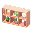 Open Wooden Shelves