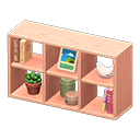 Open Wooden Shelves