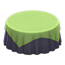 Large Covered Round Table