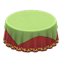 Large Covered Round Table
