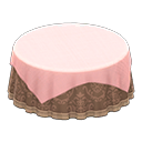 Large Covered Round Table
