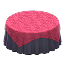 Large Covered Round Table