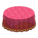 Large Covered Round Table