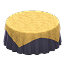 Large Covered Round Table