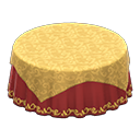 Large Covered Round Table