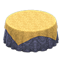 Large Covered Round Table