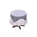 Small Covered Round Table