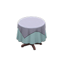Small Covered Round Table