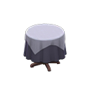 Small Covered Round Table