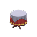 Small Covered Round Table
